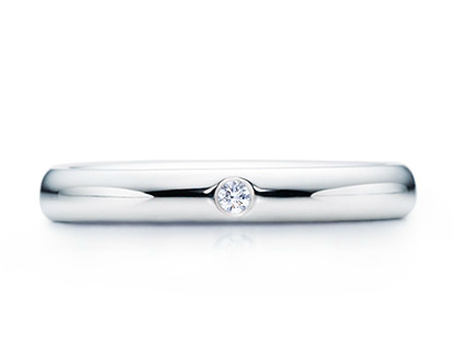 bague de mariage simple, marque Tiffany