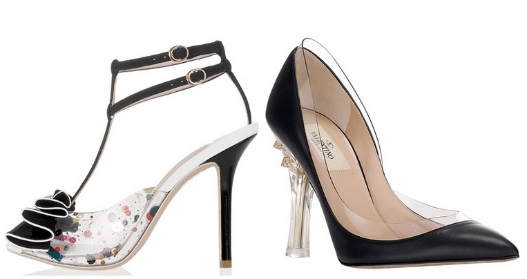 Tendances 2013 Chaussures pvc transparente- Valentino - Sophia Webster 