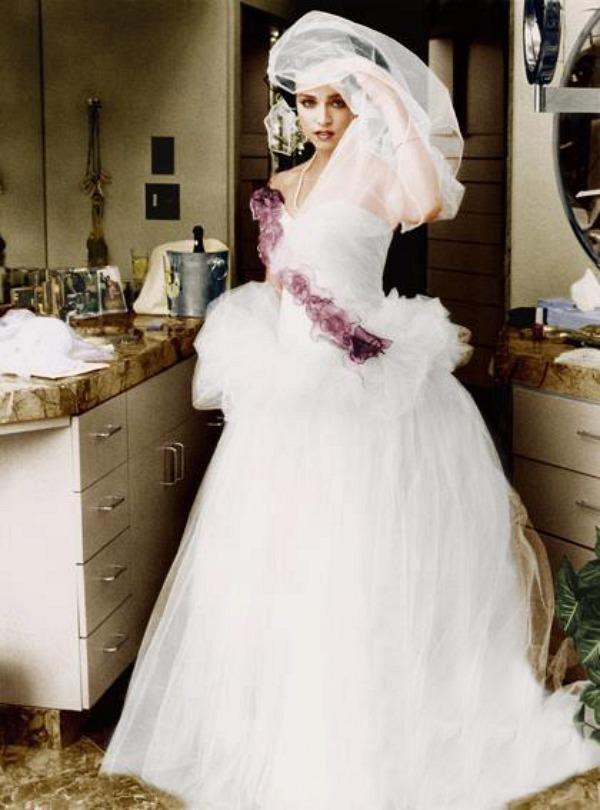 robe de mariée de Madonna
