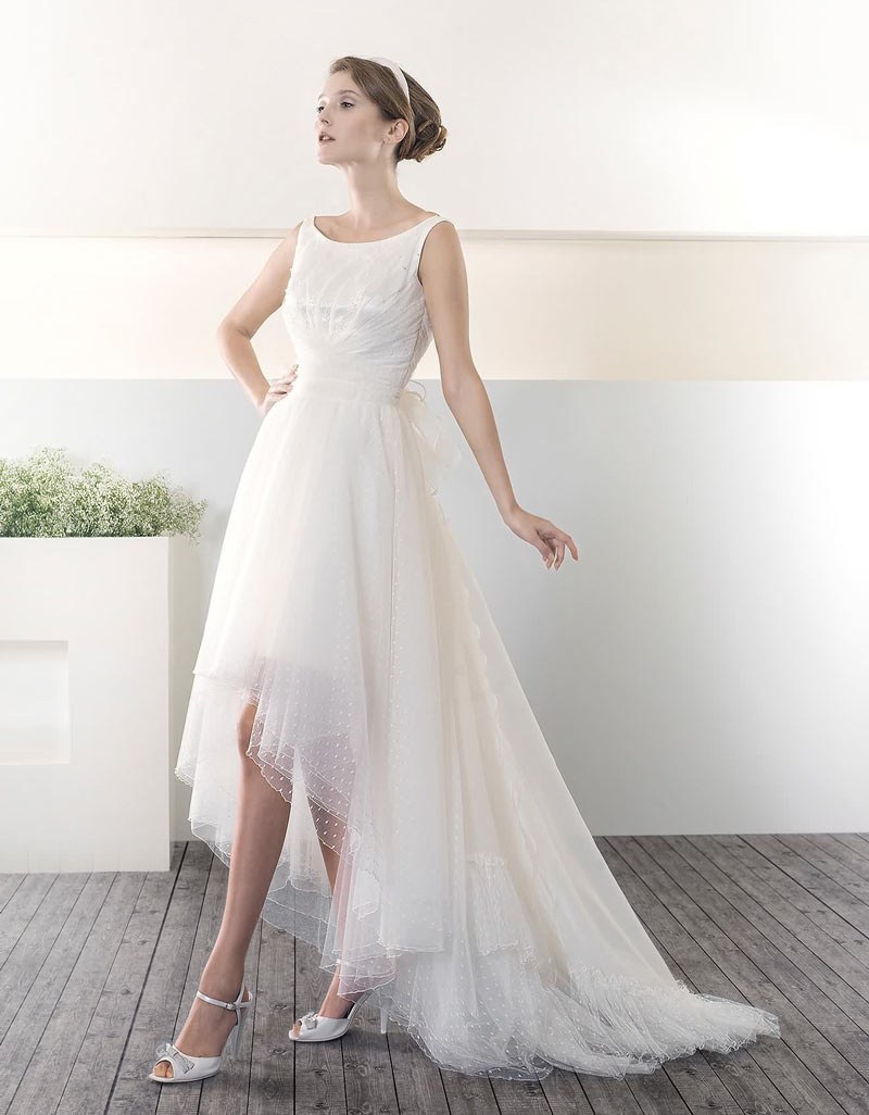Robe plus online courte devant