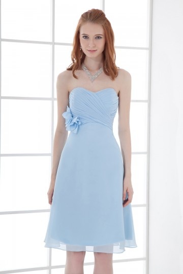 robe-demoiselle-dhonneur-bustier-bleu