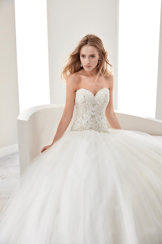 robe de mariée bustier droit