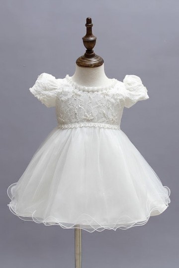 robe cortège fille tutu à mancheron