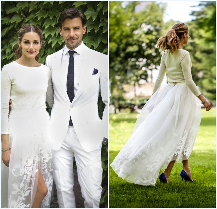 tenue de mariée Olivia Palermo