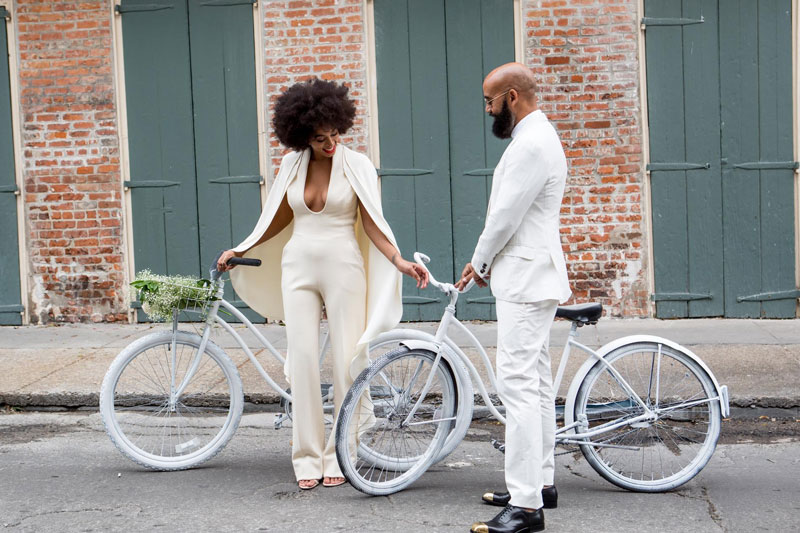 combinaison mariage de Solange Knowles