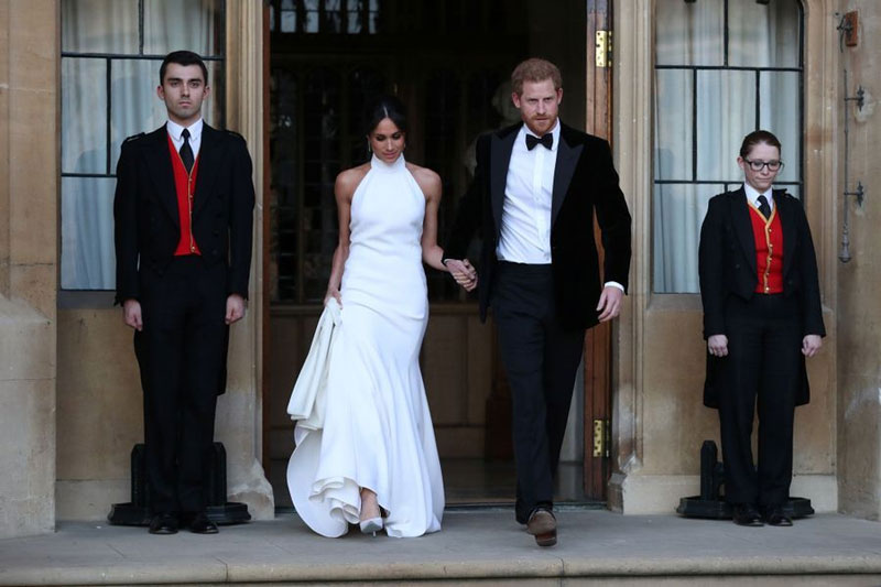 la deuxième robe de mariée Meghan Markle