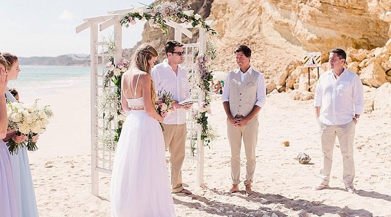 mariage à la plage